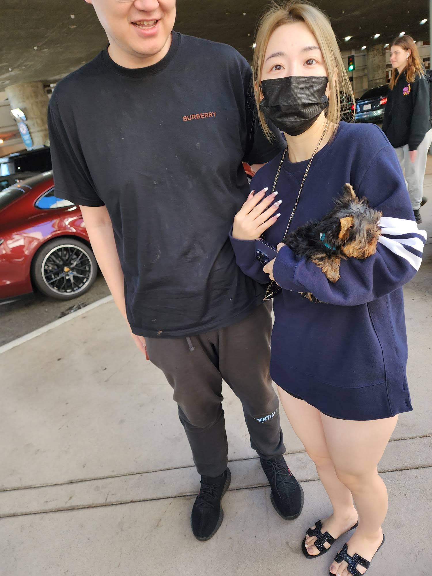A happy family welcome for a little Yorkie